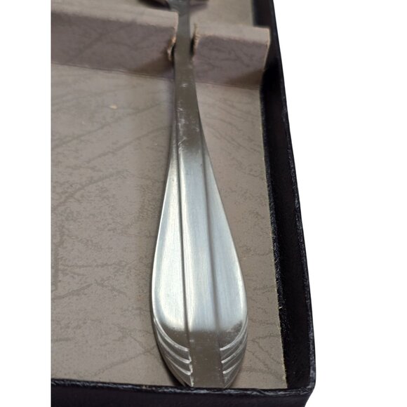 Vintage Zilmeta Gero Stainless Steel Spoon & Fork Set In Box - Picture 7 of 9